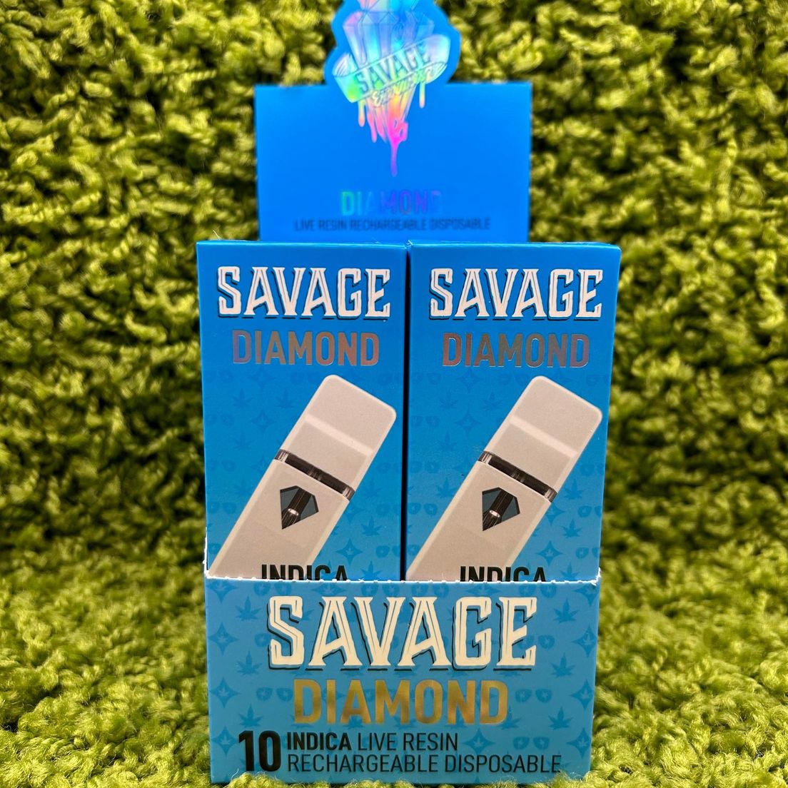 Savage Live Diamond Indica 1g Disposable - Violet Fog