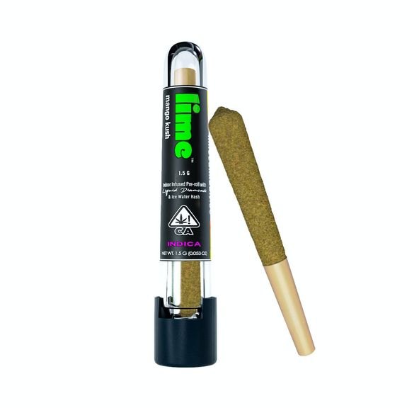 Lime - Diamond & Hash Infused 1.75g (Single Pre Roll) | King Louis XIII 1.5g