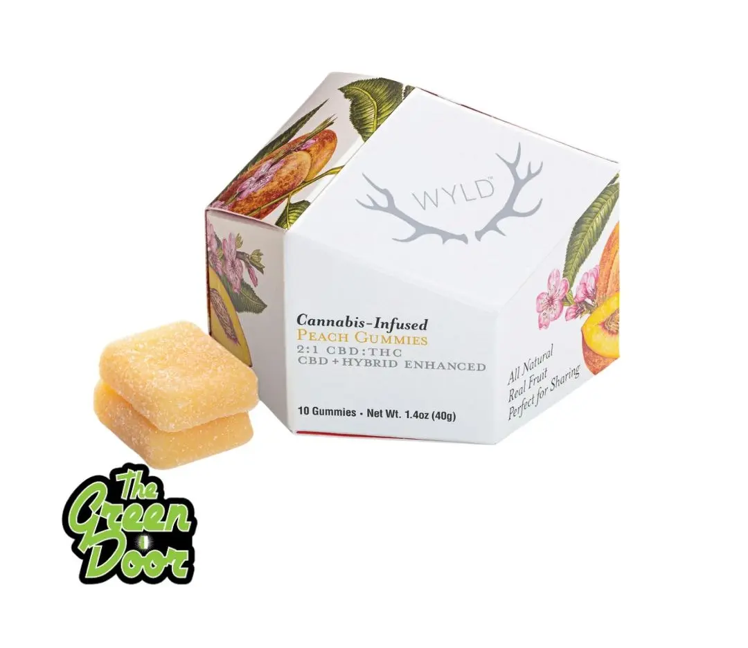 WYLD- Peach CBD 2:1 - Gummies - 10PK - 100MG