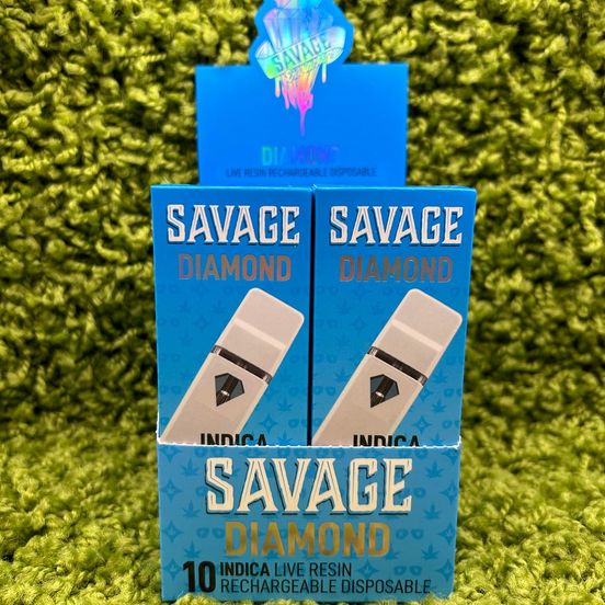 Savage Live Diamond Indica 1g Disposable - Violet Fog at Urbn Roots | Sweede