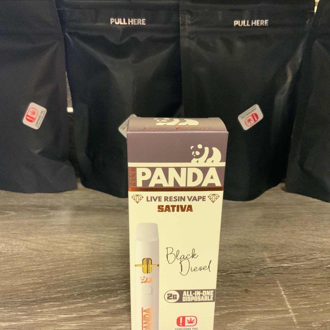Black Diesel Live Panda Disposable 2g