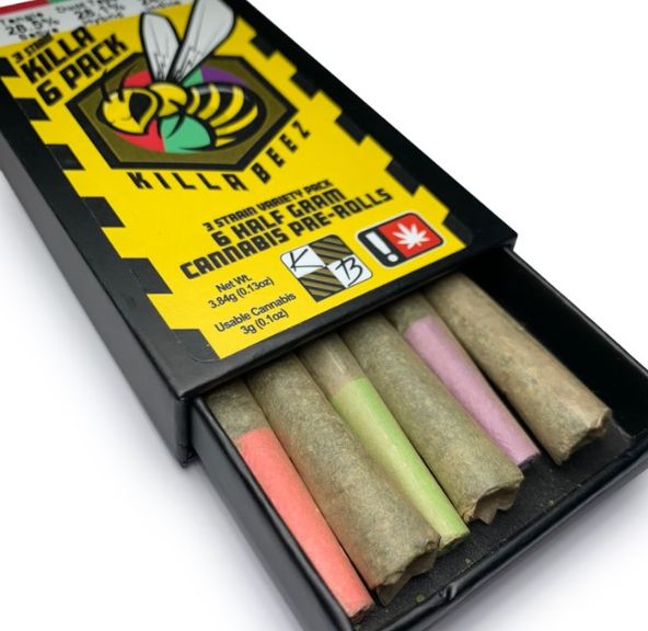 Killa Beez 6 Pack: Spritzer x Dreamy Daze x Garlic Budder