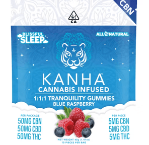 Kanha- 1:1:1 CBD:CBN:THC TRANQUILITY SLEEP GUMMIES