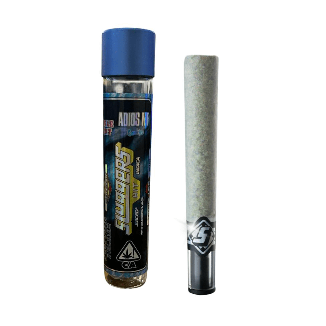 SLUGGERS X COOKIES INFUSED PREROLL- 1.5G ADIOS MF