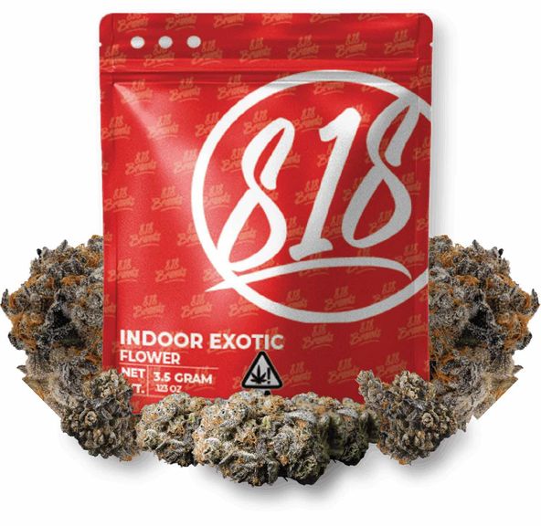 818 Brands - Indoor Exotic Flower - Purple Cream - 3.5g