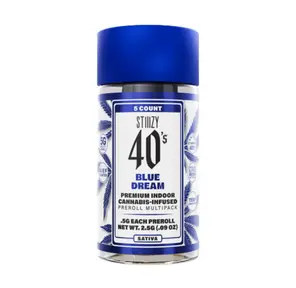 Stiiizy 40's Infused Pre-roll 5pk Blue Dream 2.5g