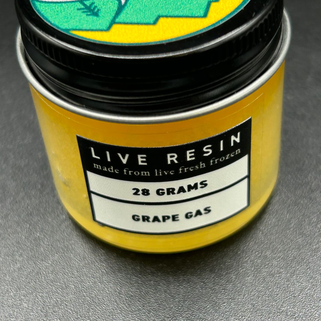 Grape Gas - Live Resin Micro-Diamonds 1oz Jar