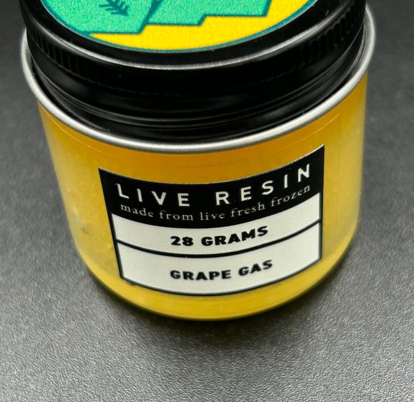 Grape Gas - Live Resin Micro-Diamonds 1oz Jar