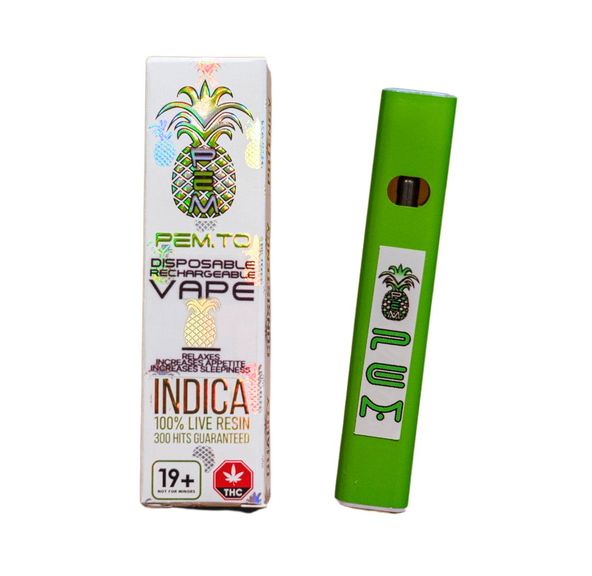 Ice Cream Cake 1.2ml Indica Disposable Rechargeable Vape by Pineapple Express Meds PEX / PEM