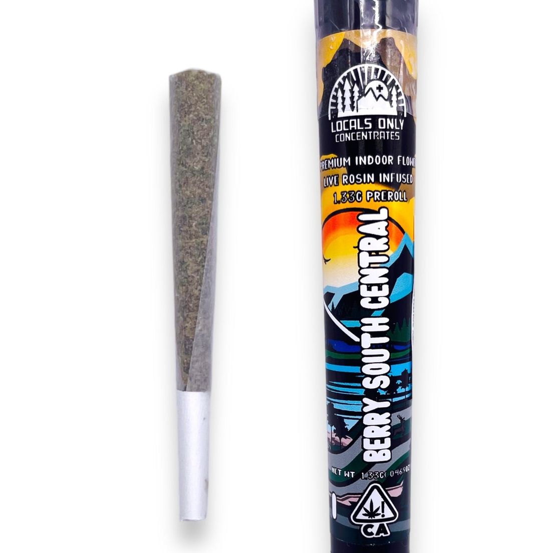 D. Locals Only 1.33g Rosin Infused Pre Roll - Papaya Haze (H) at Speedy  Weedy Santa Ana