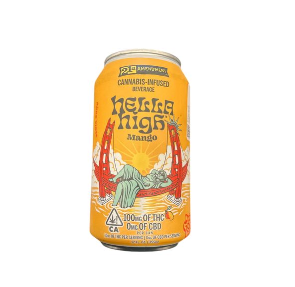 21st Amendment - Hella High Mango - 100 MG