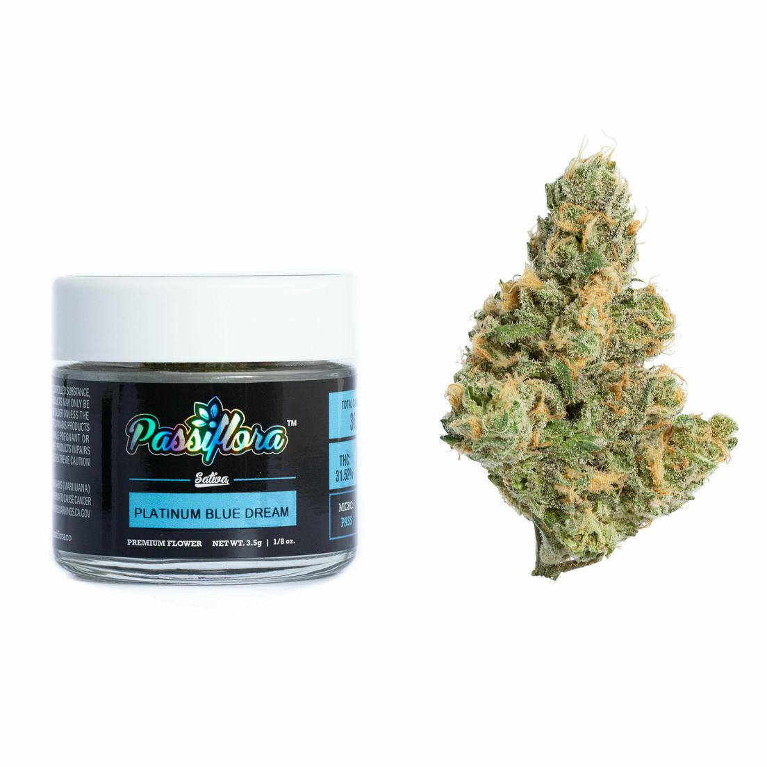 Passiflora | Flower | 3.5g | Platinum Blue Dream