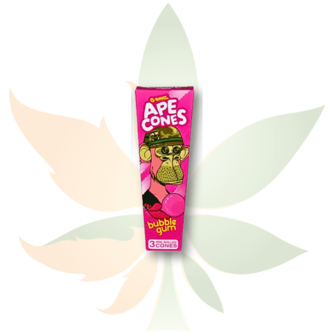 G-Rollz Ape - King Size 3 Pack Of Cones - Bubblegum
