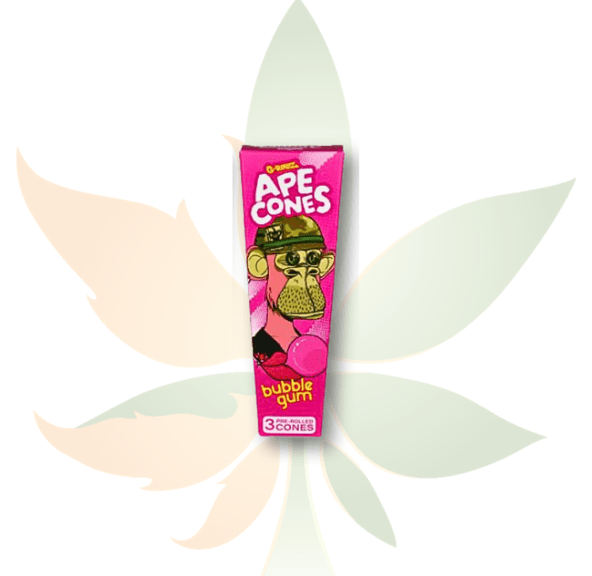G-Rollz Ape - King Size 3 Pack Of Cones - Bubblegum