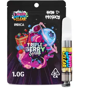 Loud + Clear - Triple Berry Syrup High Potency Cartridge - 1g