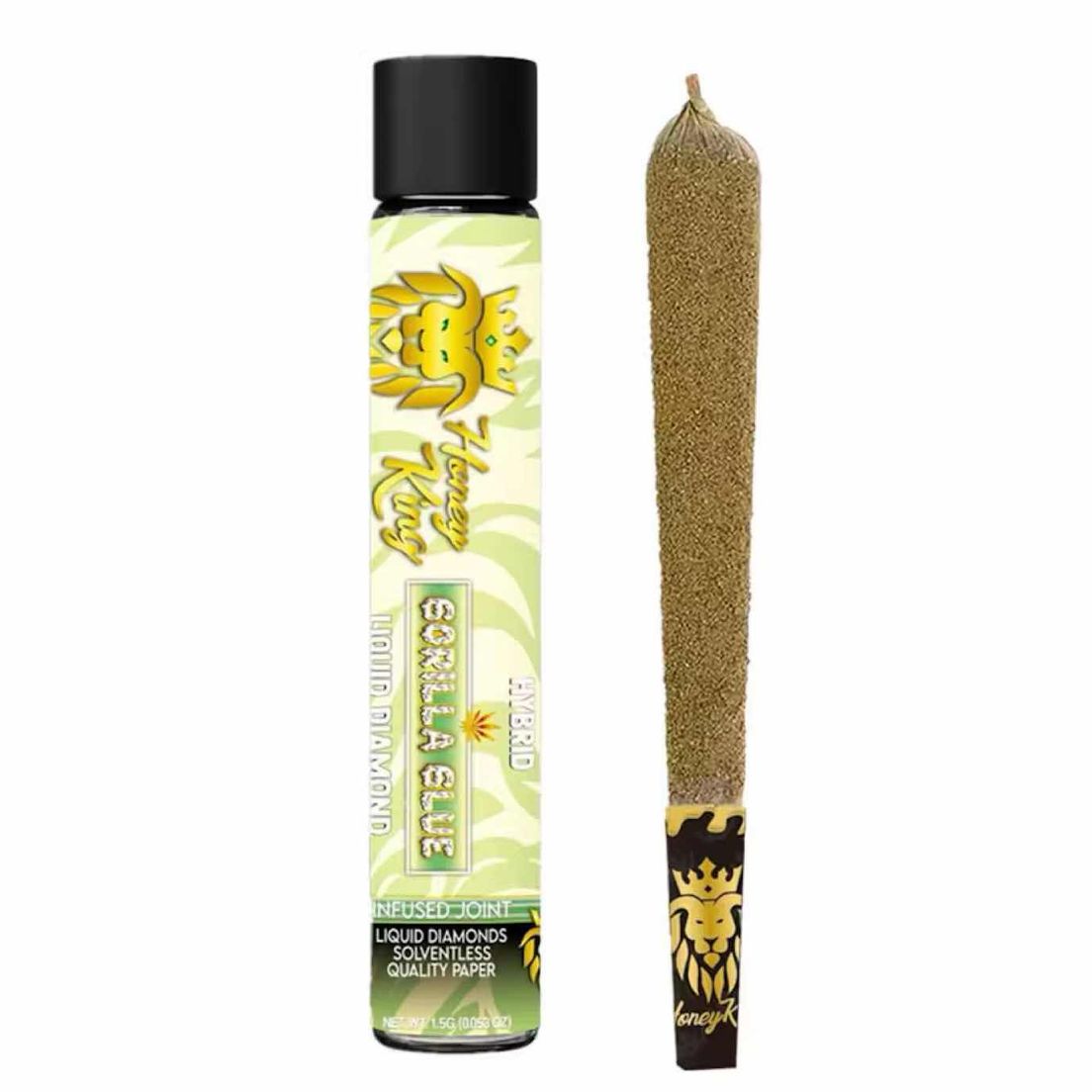 Honey King - Gorilla Glue Crushed Diamond Infused Preroll 1.5G