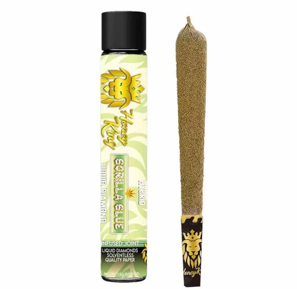 Honey King - Gorilla Glue Crushed Diamond Infused Preroll 1.5G