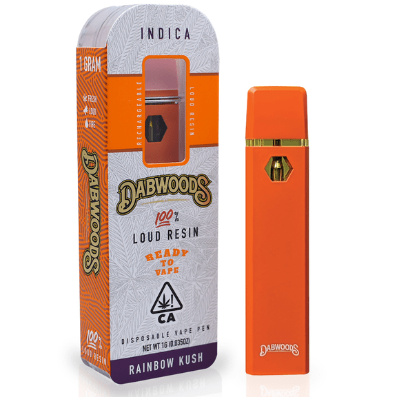 Dabwoods | AIO Vape | 1g | Live Resin | Rainbow Kush