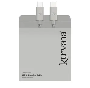Kurvana | Charging Cable | 3.3ft | USB C | Grey