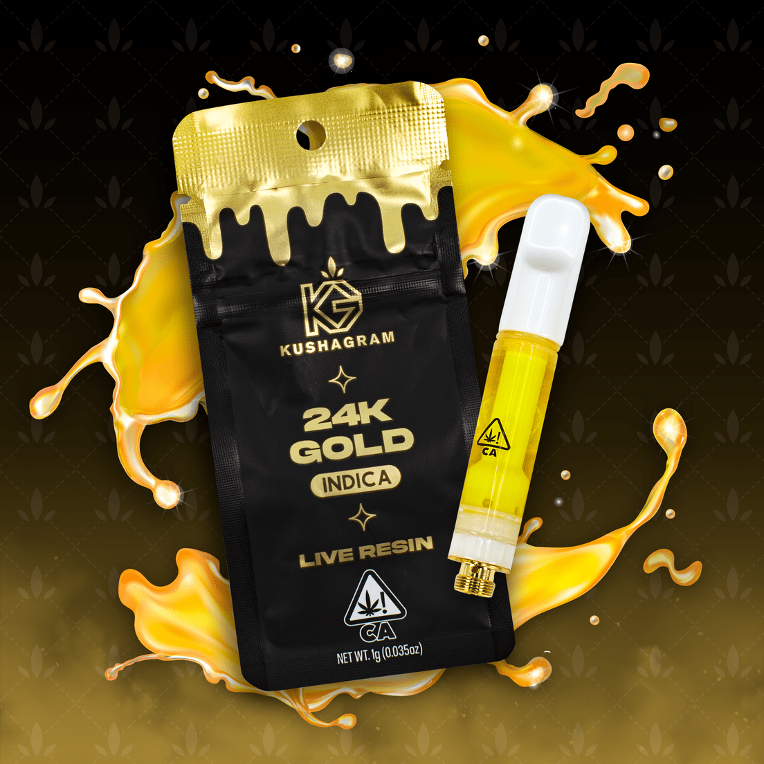 Live Resin Cartridge - 24K Gold 1g