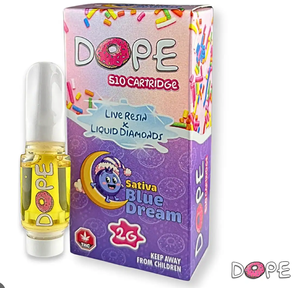 Blue Dream 2G Live Resin X Diamonds Cartridge - Dope