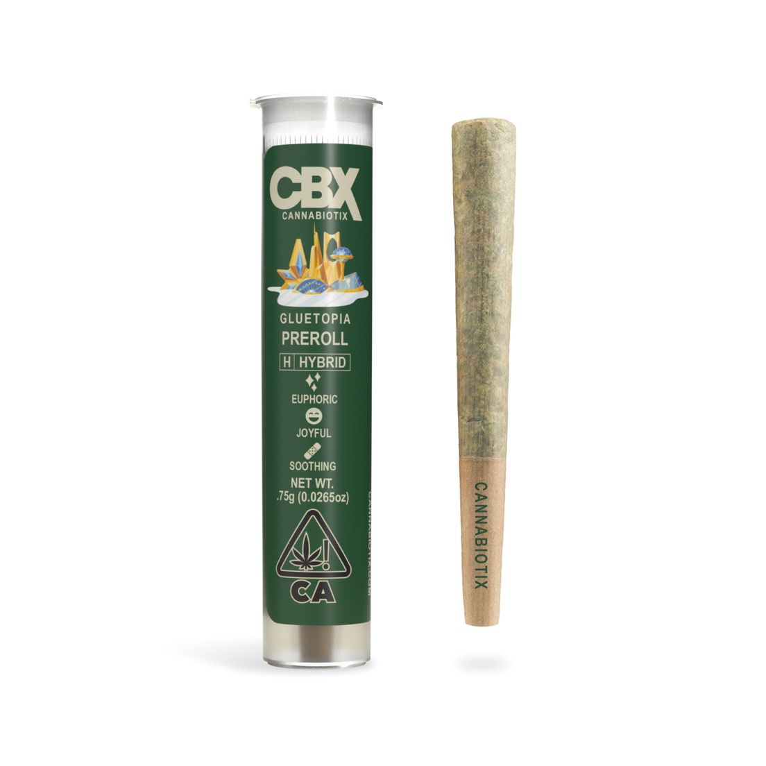 Cannabiotix- Gluetopia Preroll .75g (H)