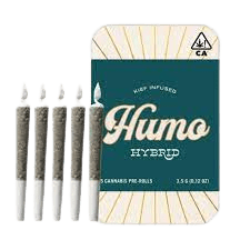 Humo - Fresas Con Crema 5pk Kief Infused Prerolls - Hybrid