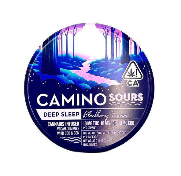 Camino Gummies - Deep Sleep - Blackberry - 1:1:1 THC/CBN/CBD - 300mg