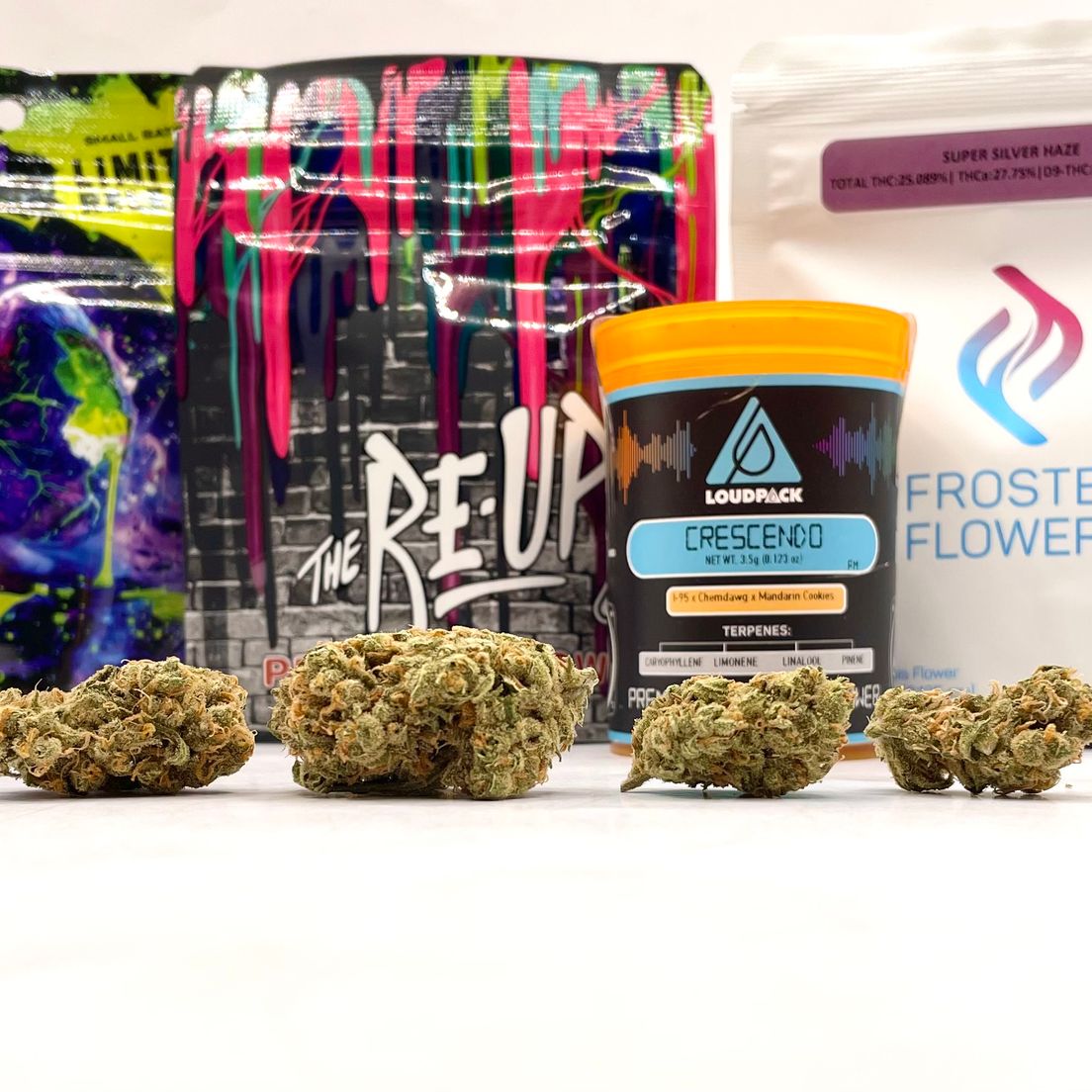 *Deal! $109 Choose Any (3) Indoor 1/8s by The Re-Up, Gramlin, Frosted Flowersm Hapi Buds & Loudpack