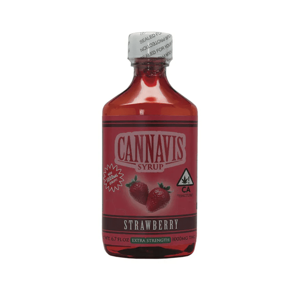 Cannavis: Infused Syrup - Strawberry, 1000mg