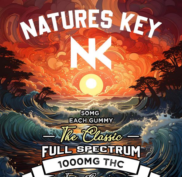 NATURES KEY TROPICAL FULL SPECTRUM NANO GUMMIES 1000MG