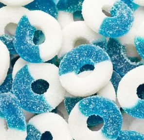 Blue Raspberry Rings