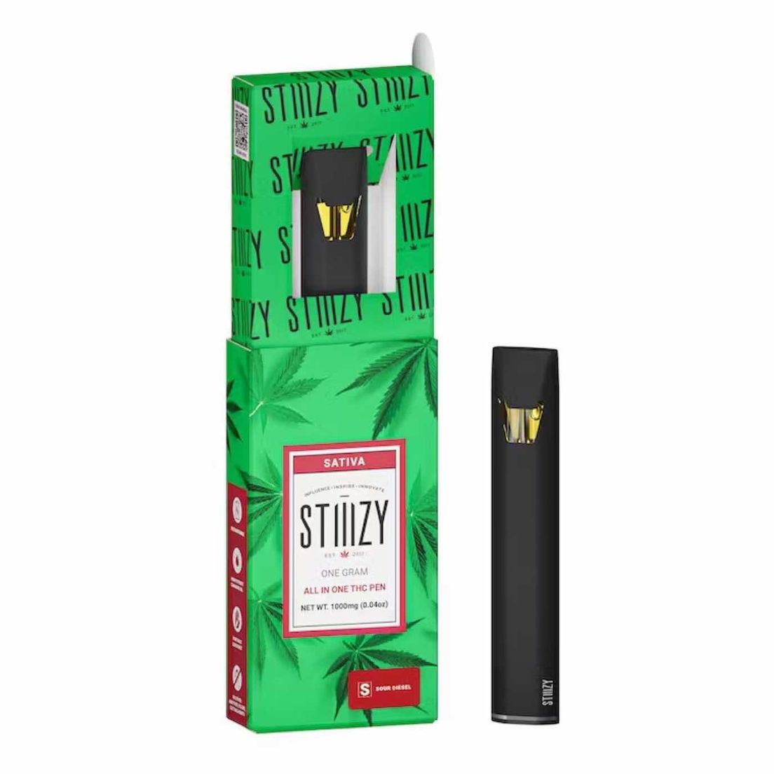 Stiiizy AIO Vape Sour Diesel 1g