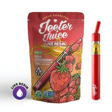 Jeeter Juice Disposable Live Resin Straw - Sour Strawberry