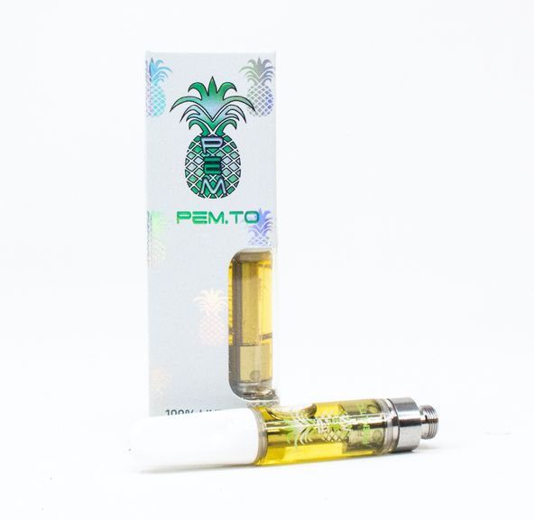 Birthday Cake 1000mg Pure THC Live Resin Vape Cartridge by Pineapple Express Meds PEX / PEM