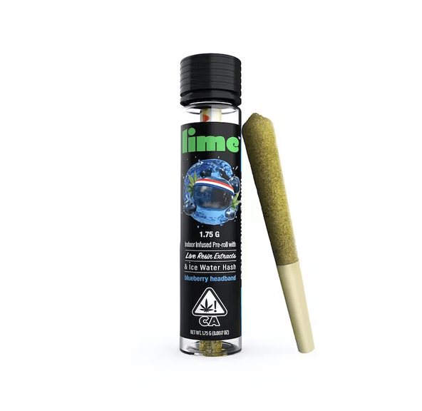 Lime Infused Pre-roll Blueberry Headband 1.75g