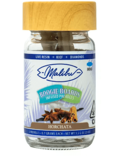 Malibu Premium Cannabis - Boogie Boards 6pk Infused Pre Rolls - Horchata 4.2g