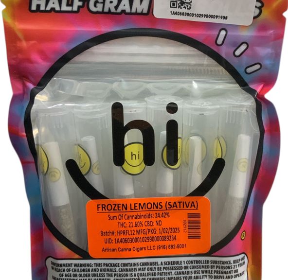 HI Canna - Frozen Lemons 6pk Prerolls 3g