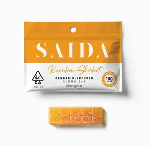 Saida - Gummy Bar - Rainbow Sherbet 100mg - 13 g