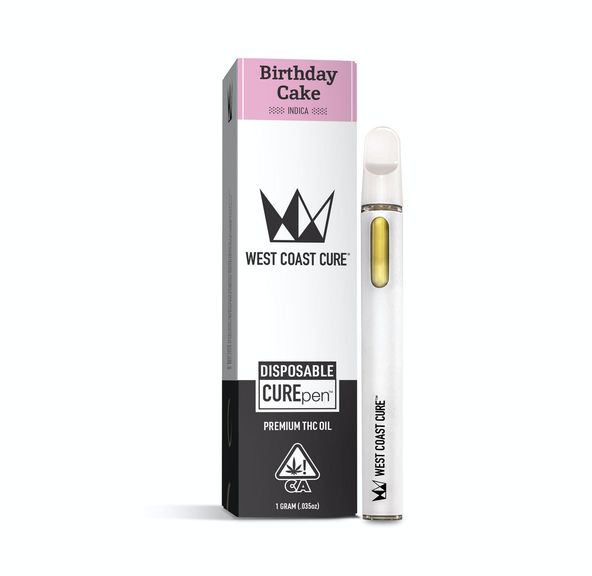 1g Disposable CUREpen Birthday Cake - WEST COAST CURE