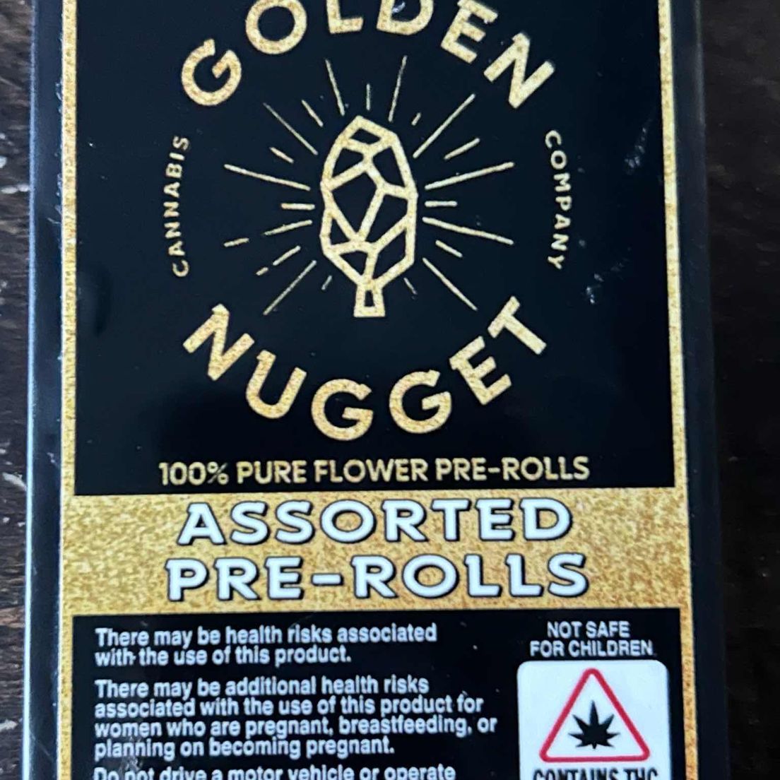 5pack Prerolls Golden Nuggets