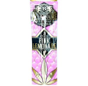 Billionaire - Hemp Wraps - Pink Lemonade - 2pk