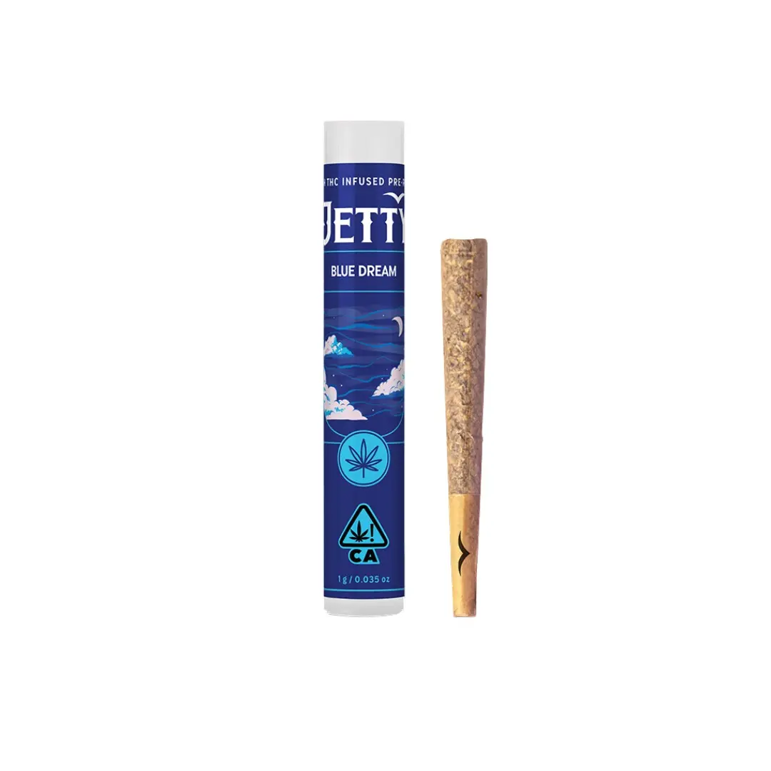Jetty High THC Infused Pre-roll Blue Dream x Panama Red 1g