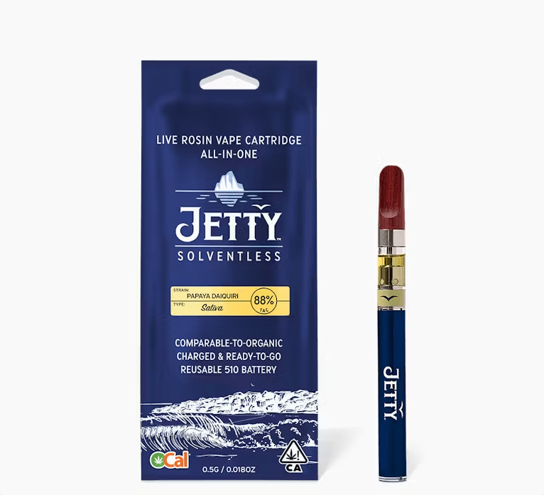 Jetty Solventless AIO Vape Papaya Daiquiri .5g