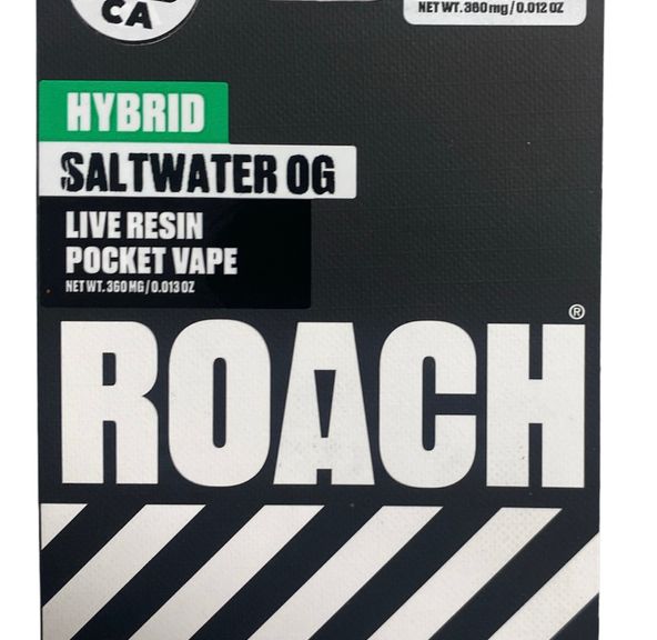 G. ROACH 0.36g Live Resin Disposable Vape - Saltwater Og (H)