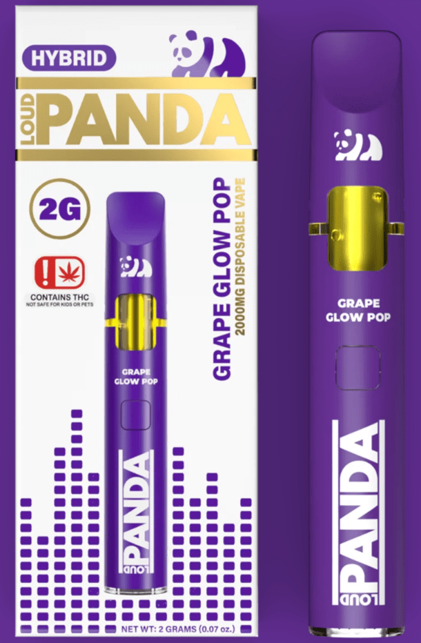 Loud Panda - Grape Glow Pop - 2g Disposable