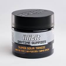Illicit - Gummies - 100mg - 10ct - Super Sour Tangie / Daytime (G-S-12)