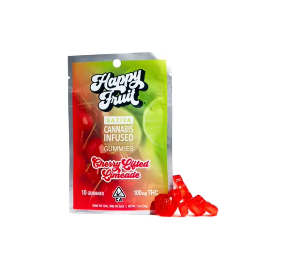 Happy Fruit Gummies Cherry Lifted Limeade 100mg