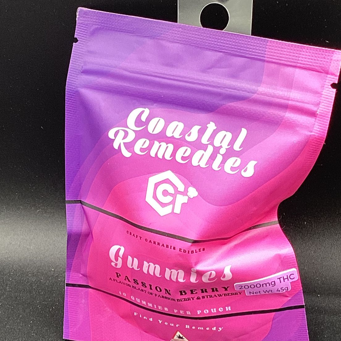 Coastal Remedies- Passion Berry- Gummies- 2000mg