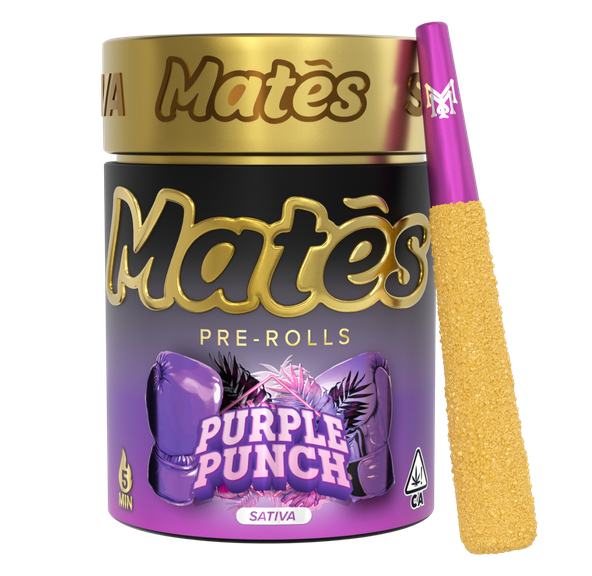 Muha | Infused Prerolls | 5 x .6g | Kief & Diamonds | Purple Punch
